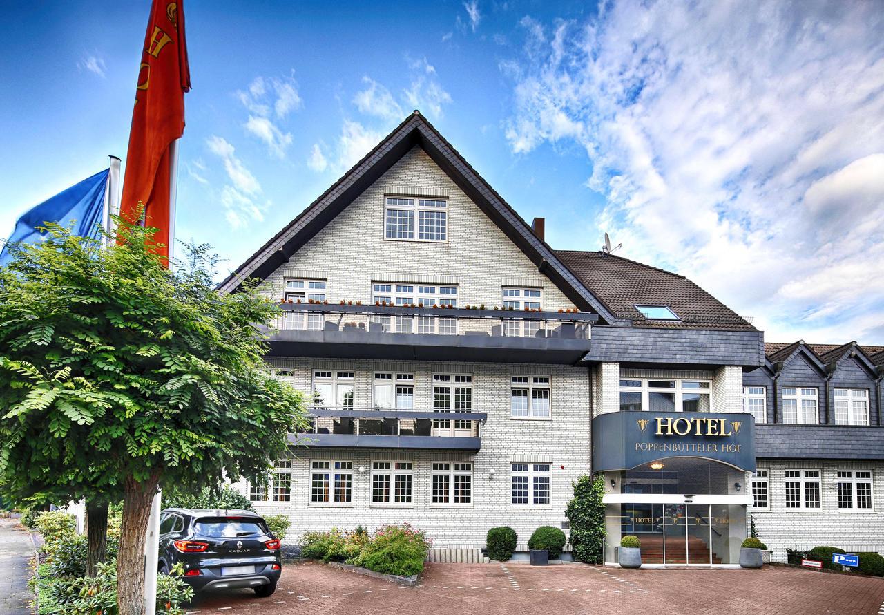 Boutique Hotel Poppenbuetteler Hof Amburgo Esterno foto